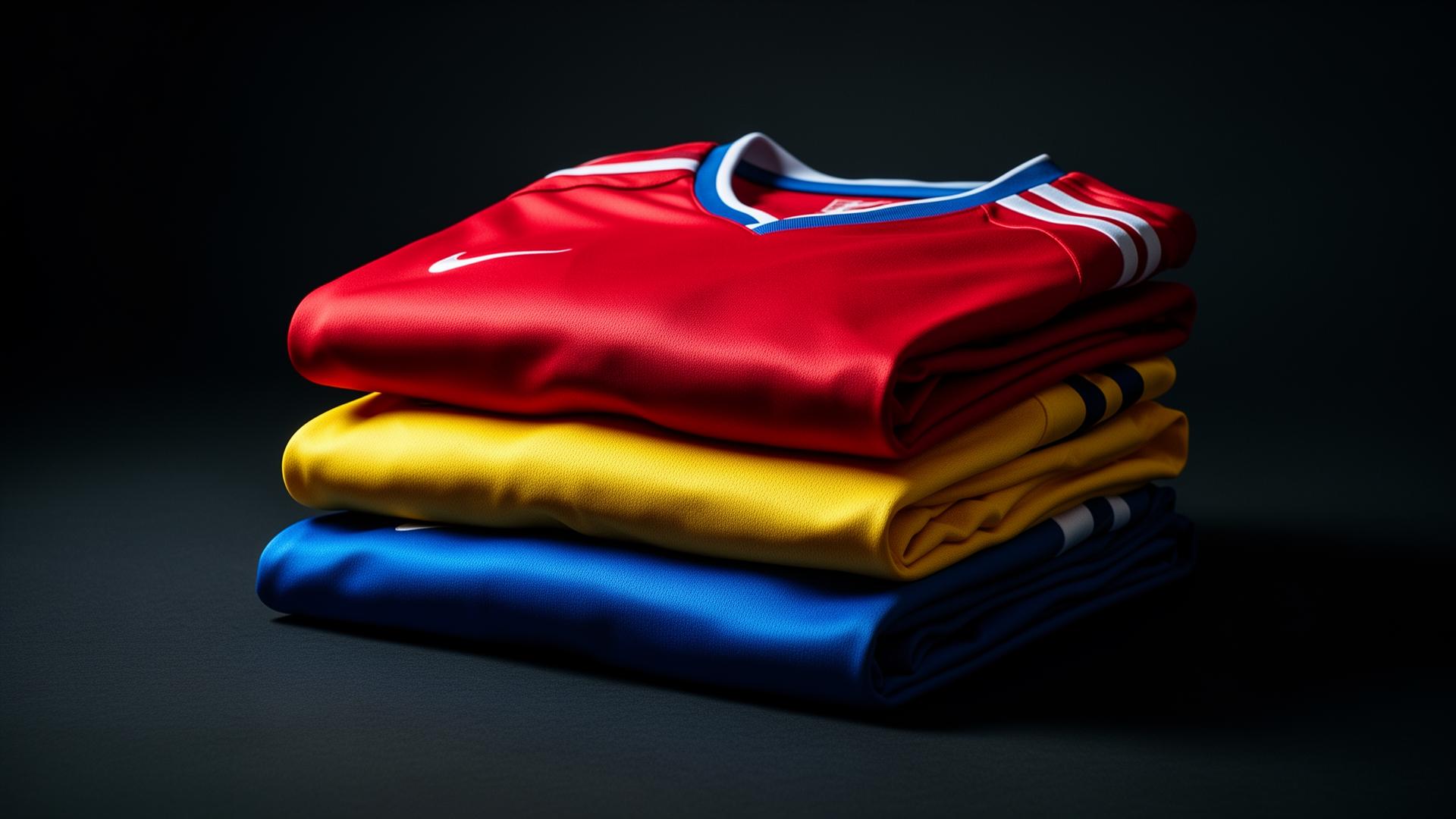 Camisolas de futebol em destaque na promoção Leva 3 Paga 2